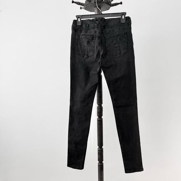 🖤 Tripp NYC Black Skinny Pants | Punk Goth Alternative | Classic Fit S - Picture 3 of 9